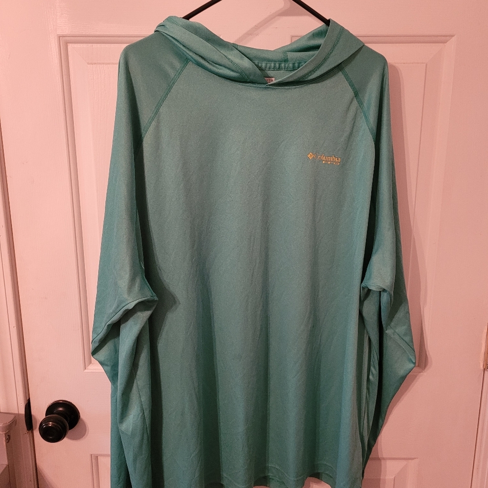 Columbia Long Sleeve Hoodie Shirt 2XL